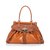 Fendi Crocodile-Trimmed Magic Bag Brown Leather  ref.91330