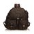 Prada Nylon Backpack Brown Dark brown Leather Cloth  ref.91376