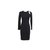 Gianni Versace Vestido colección Versace Negro Viscosa  ref.91452