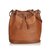 Burberry Leather Drawstring Bucket Bag Brown  ref.91564