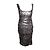 Nicole Miller Kleid mit Pailletten Metallisch