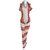 Comme Des Garcons Vestido estilo drapeado de rayas Multicolor Lana Nylon  ref.91635