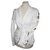 Diane Von Furstenberg Blazer bordado Blanco Algodón  ref.91692