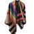 Burberry Poncho en laine et cachemire Multicolore  ref.91698