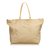 Fendi Zucchino Canvas Tote Bag Brown Beige Leather Cloth Cloth  ref.91752