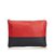Céline Bicolor Leather Clutch Bag Black Red  ref.91774
