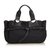 Gucci Canvas Tote Bag Black Leather Cloth Cloth  ref.91776