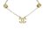 Chanel Collana con pendente CC D'oro Metallo Plastica  ref.91781