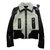 Barbara Bui leather Shearling Jacket Black  ref.91841