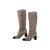 Chanel boots Beige Nubuck  ref.91919