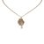 Chanel Collana con strass di camelia D'oro Porpora Metallo  ref.91935