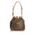 Louis Vuitton Monogram Petit Noe Brown Leather Cloth  ref.91951