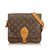 Louis Vuitton Monogram Cartouchiere MM Brown Leather Cloth  ref.91958