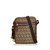 Fendi Zucchino Jacquard Crossbody Bag Brown Beige Dark brown Leather Cloth  ref.92004
