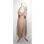 Autre Marque Almost Famous Seidenkleid Rosa Nude mit Strass Trägern Pink Fleisch - Ansicht 6