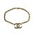Chanel CC Dourado Metal  ref.92098