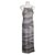 Versus Evening gown Grey Silk  ref.92103