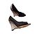 Décolleté Azzaro Nere con Strass a Punta Aperta 10cm Nero Argento - vista 2