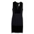 Chanel silk and velvet dress Black  ref.92117