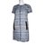 Karl Lagerfeld Tweet avec robe en fil métallique Coton Polyester Multicolore  ref.92125