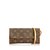 Louis Vuitton Monogram Pouch Twin PM Brown Leather Cloth  ref.92158