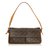 Louis Vuitton Monogram Viva Cite MM Brown Leather Cloth  ref.92167