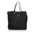 Prada Nylon Tote Bag Black Leather Patent leather Cloth  ref.92182