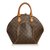 Ellipse Louis Vuitton Monogramma Ellisse MM Marrone Pelle Tela  ref.92194