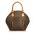Louis Vuitton Monogram Ellipse PM Brown Leather Cloth  ref.92211