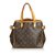 Louis Vuitton Monogram Batignolles Vertical Brown Leather Cloth  ref.92217