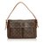 Louis Vuitton Monogram Viva Cite GM Brown Leather Cloth  ref.92218