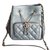 Chanel Handbags Blue Leather  ref.92258