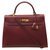 Hermès Hermes Kelly 35 bag Siena Dark red Leather  ref.92287