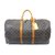 Louis Vuitton KEEPALL 55 MONOGRAM Brown Leather  ref.92366