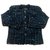 Chanel Jaqueta de fita de seda azul  ref.92371