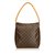 Louis Vuitton Monogram Looping GM Brown Leather Cloth  ref.92397