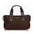 Gucci Canvas Handbag Brown Dark brown Leather Cloth Cloth  ref.92408