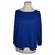 Autre Marque Knit linen top Blue  ref.92472