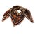 scarf silk CHANEL Brown  ref.92489