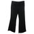 Diane Von Furstenberg DvF Bloome trousers Black Cotton  ref.92498