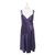 Amanda Wakeley Dress with removable sash Purple Polyester Satin  ref.92554