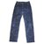 Armani Jeans Jeans avec motif floral tissé Noir Bleu  ref.92596
