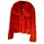 Autre Marque Fur jacket Orange  ref.92619