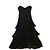 Armand Ventilo Seidenkleid Schwarz - Ansicht 2