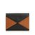 Yves Saint Laurent Leather Bicolor Clutch Brown Black Dark brown  ref.92714