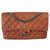 Classique Chanel Timeless Cuir Corail  ref.92767
