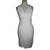 Costume National Dress with lace White Viscose  ref.92899