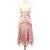 Dolce & Gabbana Kleid aus Seide und Spitze Pink  ref.92931