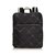 Chanel Old Travel Line Backpack Black White Nylon Cloth  ref.92975