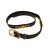 Céline Adjustable belt 68 to 68 Black Golden Leather Metal  ref.93109